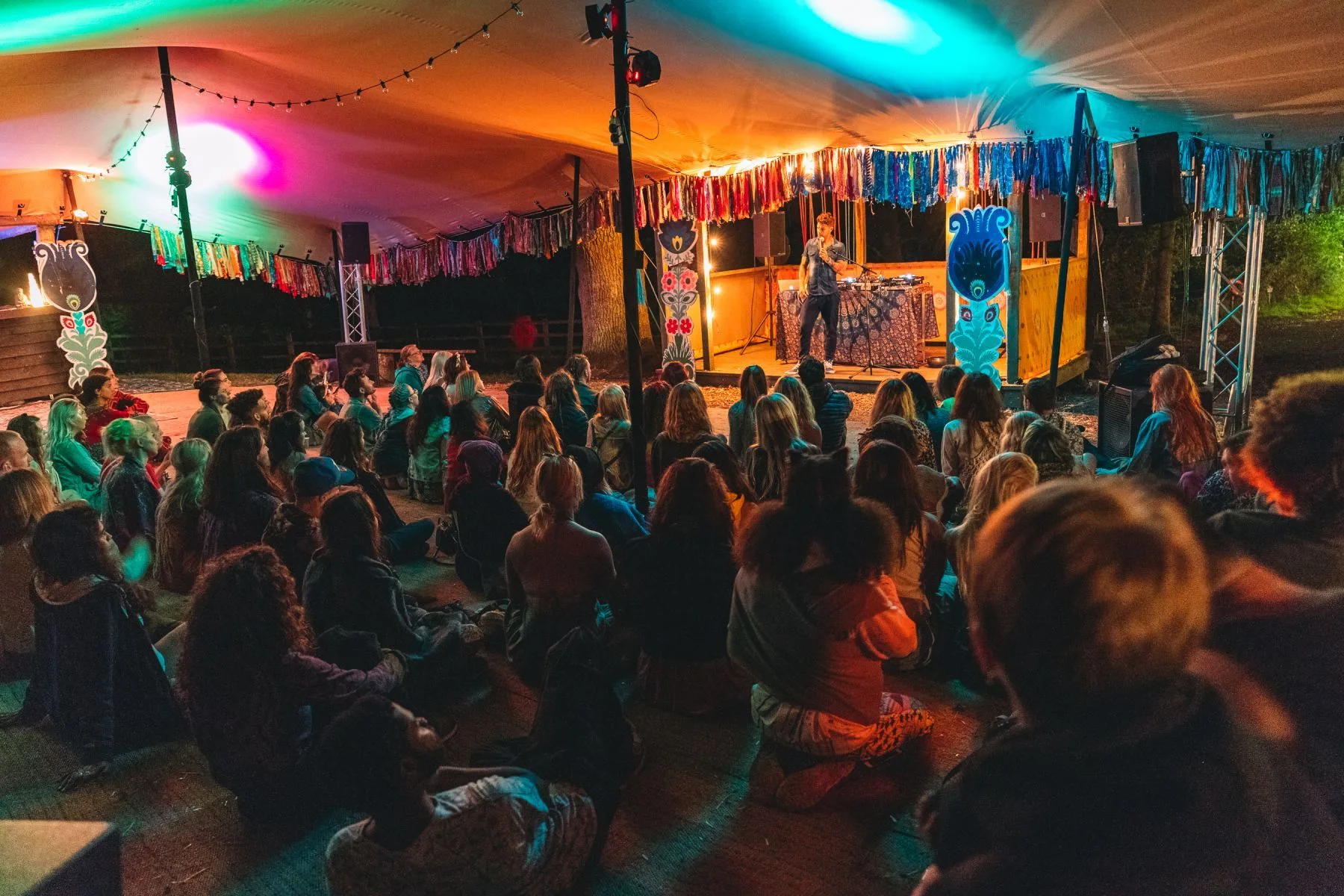 Performer on Stage &ndash; Outdoor Event Spaces