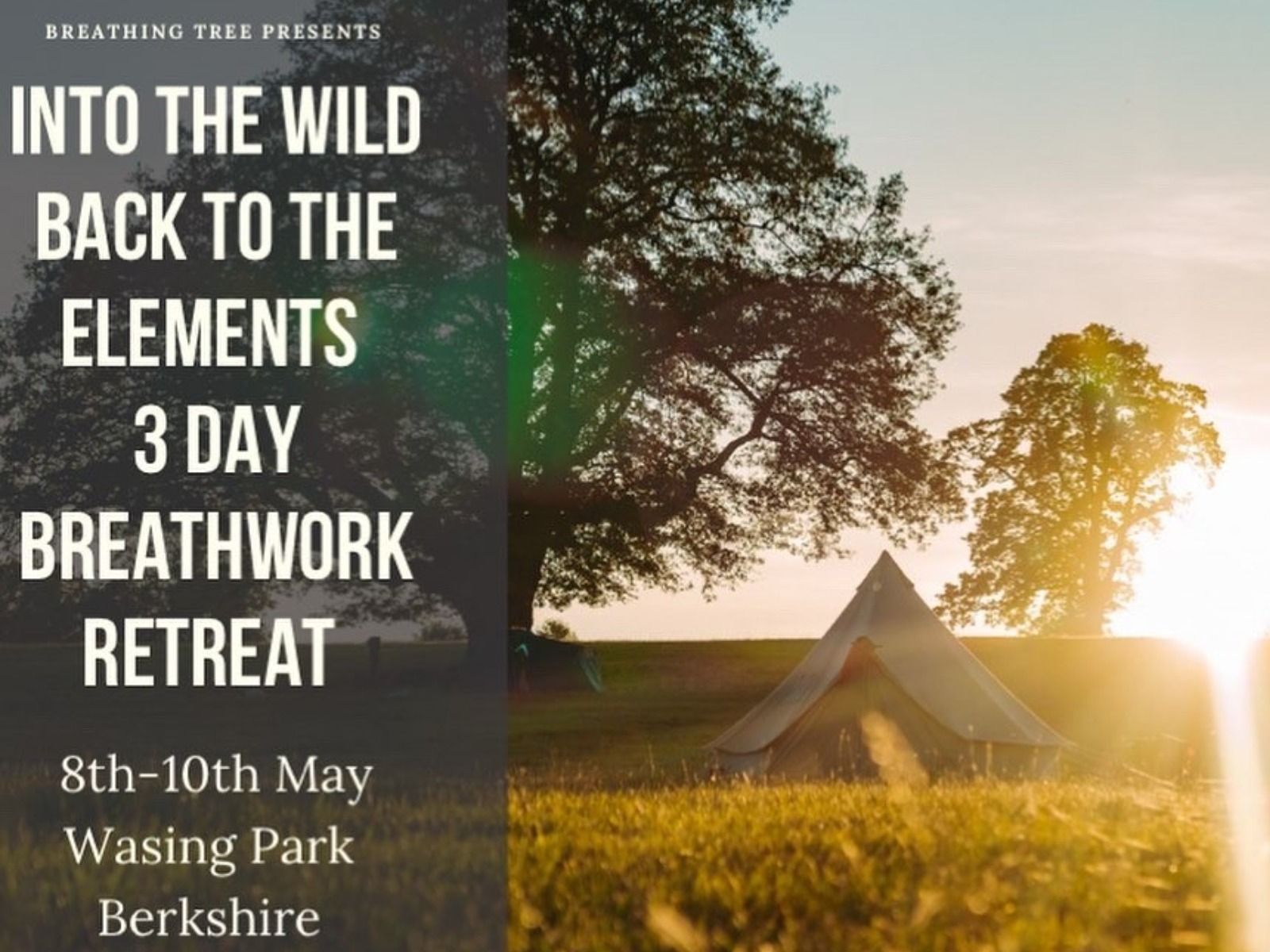 Into The Wild, Back To The Elements 3 Day Retreat